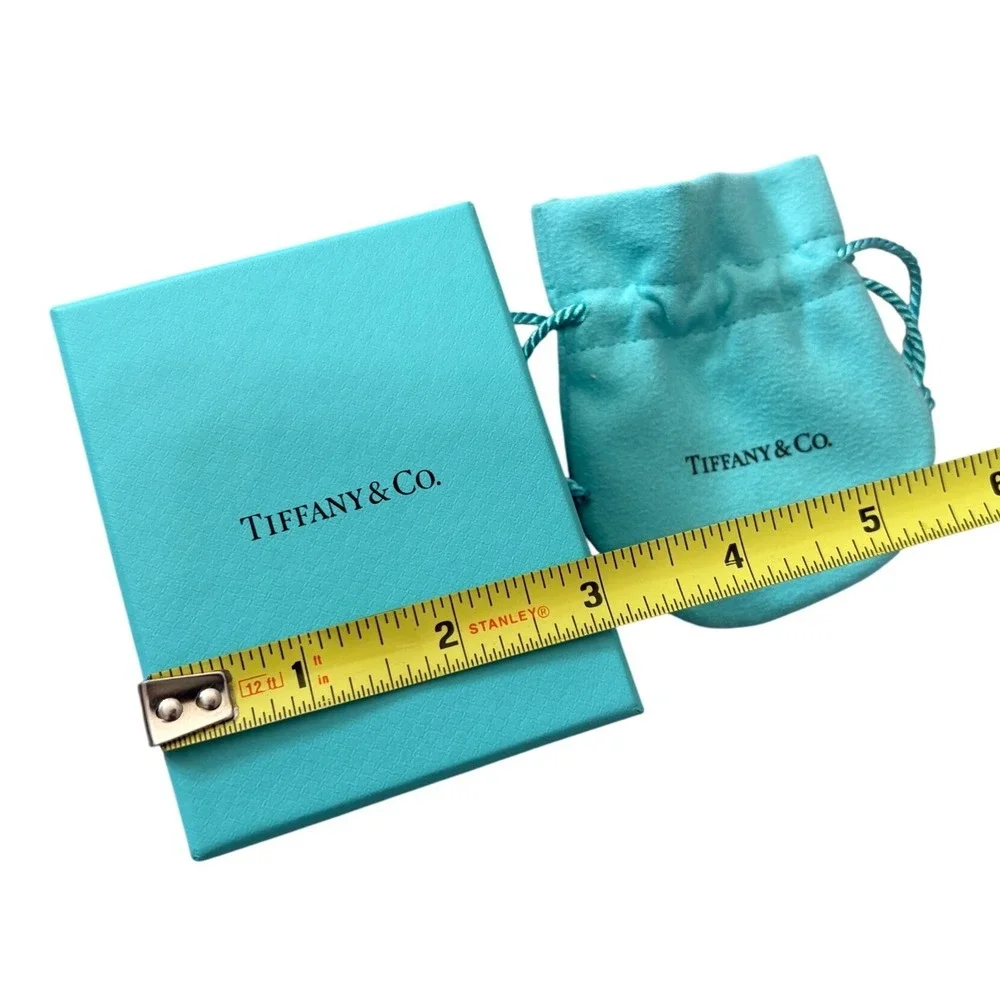 Tiffany & Co. Empty Jewelry Box and Pouch Set In Tiffany Blue